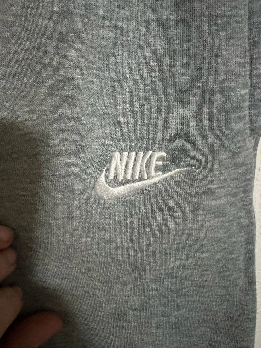NIKE Classic Club Fleece‎ Sportswear Athleisure Athletic Sweatpants Grey Boys Lg